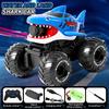 RC Stunt Car Amphibious 2.4G Water Gun Car 10M Long Range Automatic Water Absorption Remote Control Tank Toys Christmas Gifts