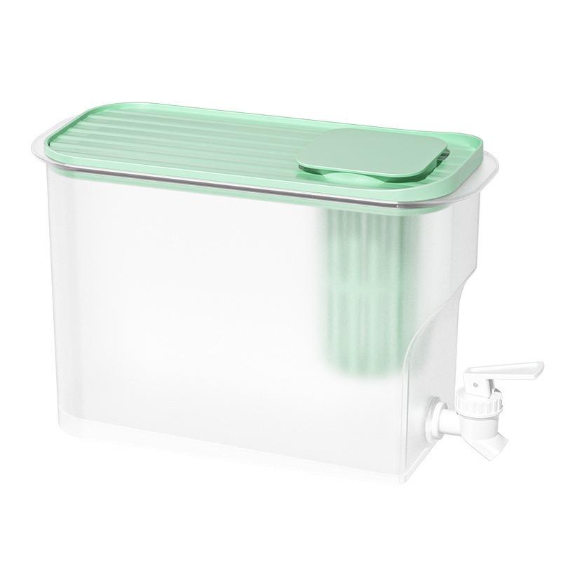 Refrigerator Water Pitcher with Faucet, Fruit Tea Ice Water Pitcher, Large Capacity Household Beverage Container.