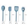 New Household Silicone Cooking Scoop Set Fried Scoop Spoon Kitchen Silicone Kitchenware 8-piece Set