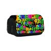 Rainbow Friends Double Layer Pencil Case With Large Capacity For Students And Kids