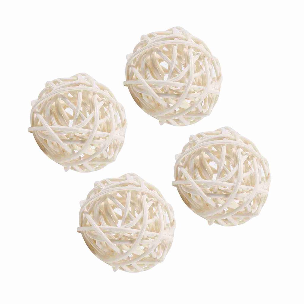 5 Colors 20Pcs Decorative Rattan Balls Ornaments Wedding Christmas Birthday Party Decorations