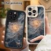 Phone Case: 2D Flat Design Suitable for iPhone 18 17 16 15 14 13 Pro Tiered Protective Case, Crystal Lotus, Christmas and Halloween Gifts