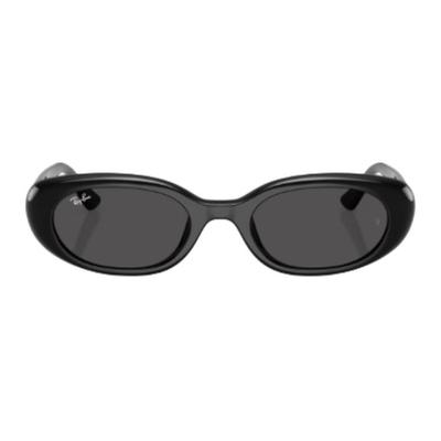 RayBan prekės ženklo logotipas Injekcijos būdu formuoti Ovalūs Akiniai nuo Saulės Unisex Pora