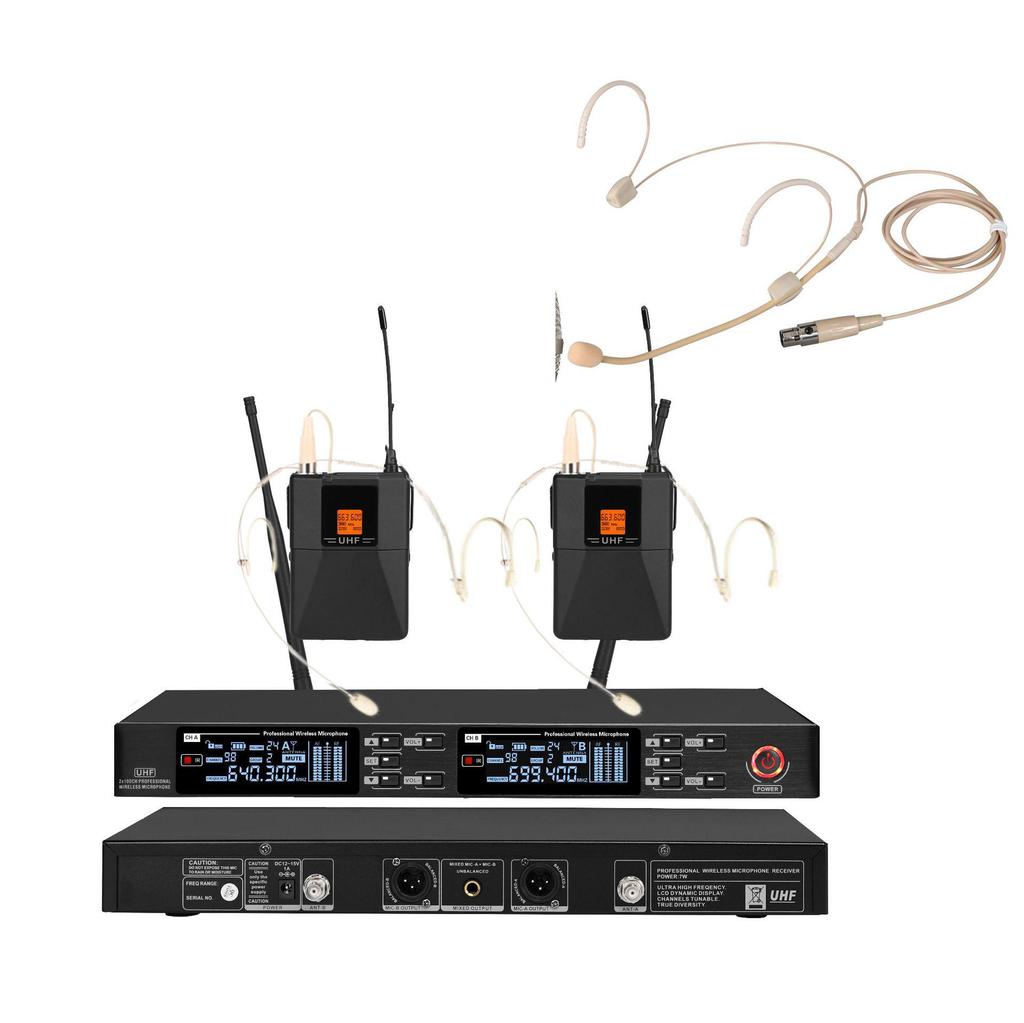 U-Band Wireless Lavalier & Headset Microphone for Conferences