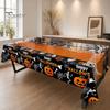 Halloween Party Decoration Happy Disposable Tablecloth, Spooky Pumpkin Ghost Skeleton Waterproof Oil-proof Tablecloth Table Cover for Kitchen