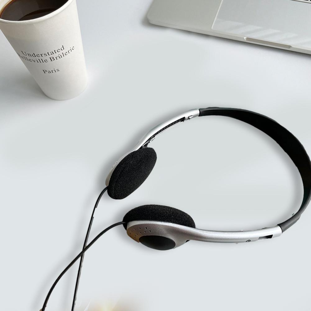 Portable Headphones Personality Retro Nostalgic Headset Black Fashion Style Headset Over Ear Earbud 3.5mm Wired Headset NEW