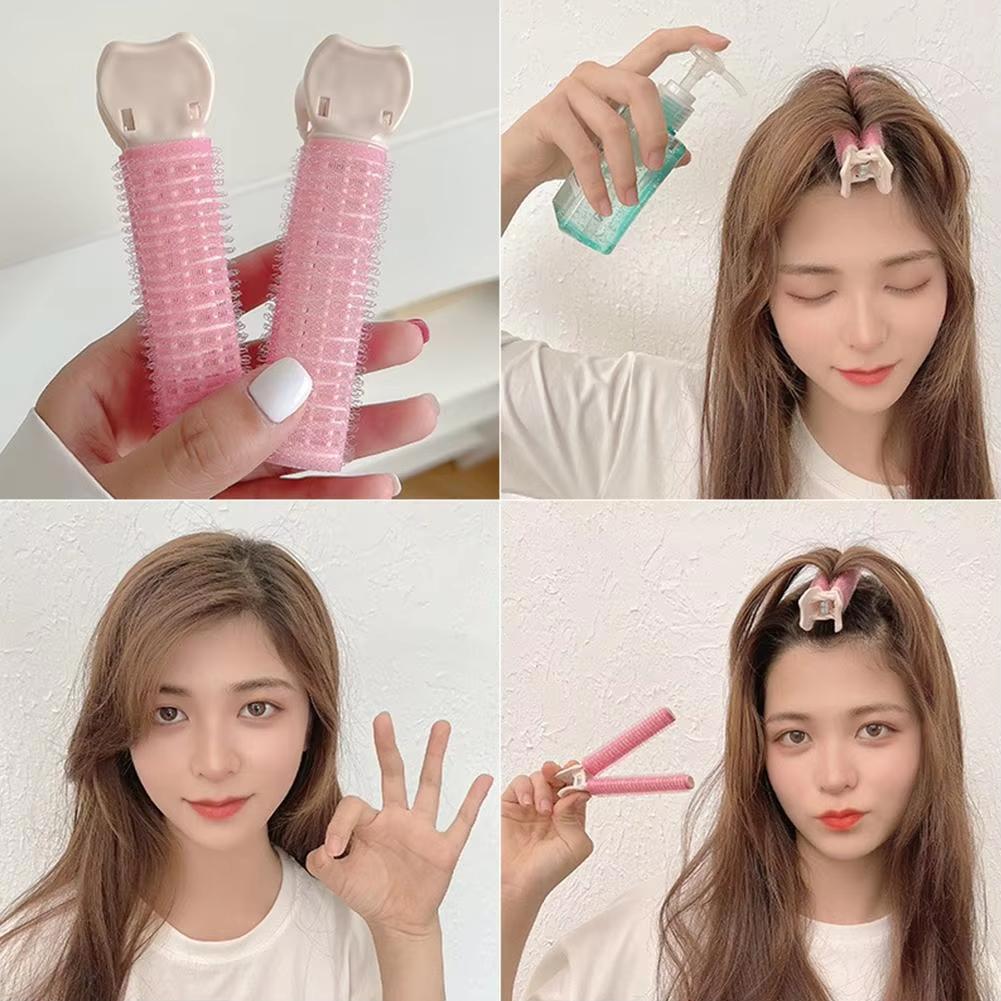 Natural Fluffy Hair Clip Hair Curlers Set Sleeping Overnight Reusable Hair Root Fluffy Clip Women Girls Portable Styling Tools