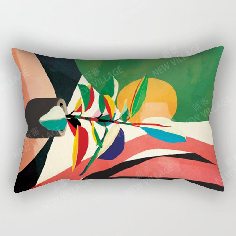 Nordic Fall Home Decor 30*50 Throw Pillow Cover Sofa Modern Abstract Geometric Boho Living Room Cushion Cover 50x70 30x50 40x60