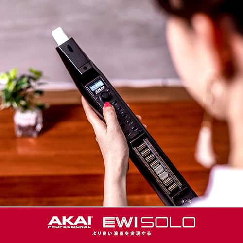 Akai Professional EWI Solo Wind Synthesizer, Electronic Wind Instrument with Built-in Speaker and 200 Voices