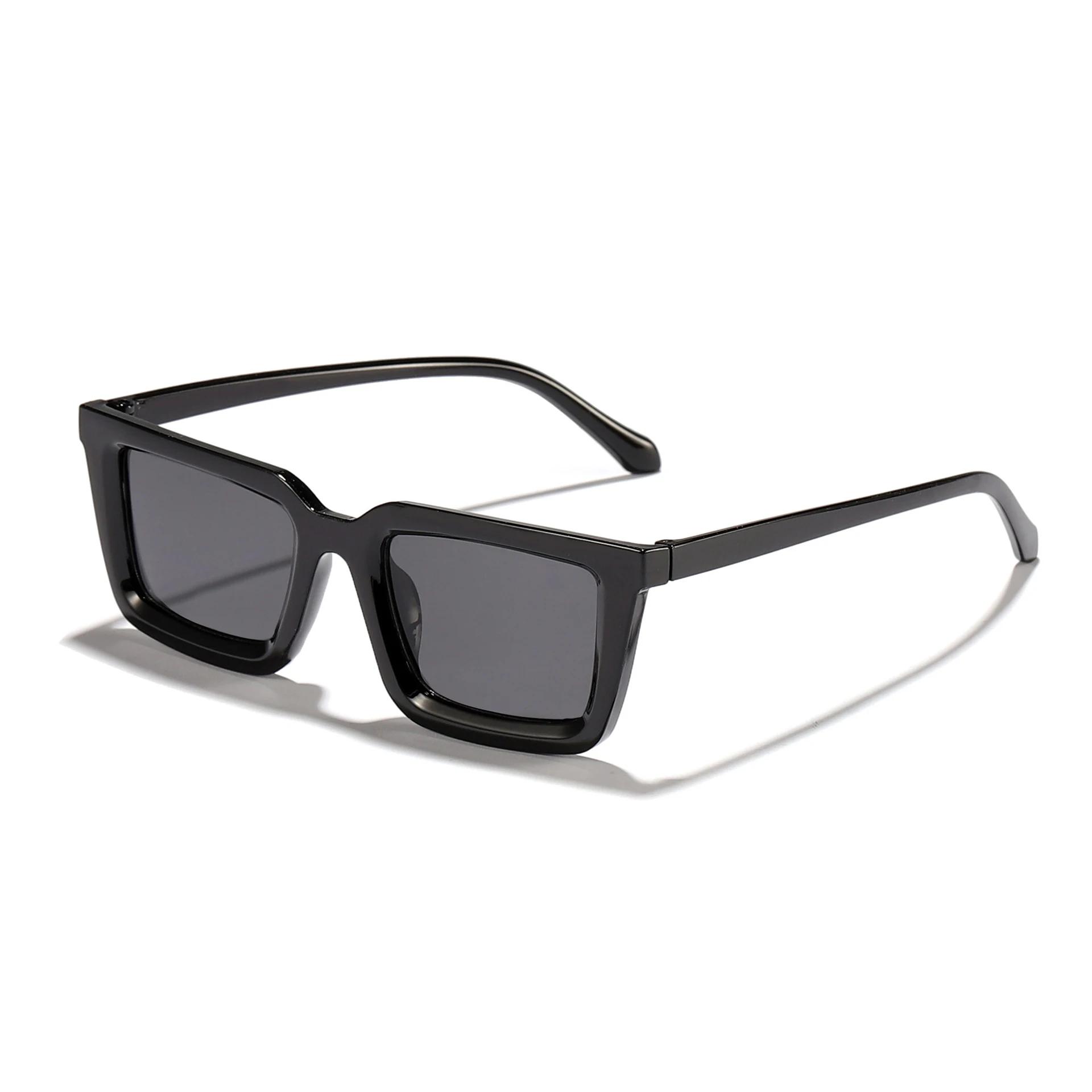 

Vintage Rectangle Sunglasses Fashion Women Men Designer Eyeglasses Female Male Outdoors Classic Mirror Shades UV400 Glasses 1PC