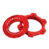 CANSUCC Bike Hub Disc Brake Center Lock Adapter Aluminum Alloy Center Lock Disc To 6 Pin Disc Adapter Red