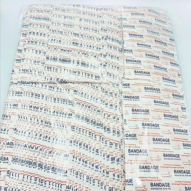 50DB/100DB Vízálló Légáteresztő Párnázott Ragasztós Tapasz Sebhemosztázis Matrica Kötés Elsősegély Kötés Orvosi Géz