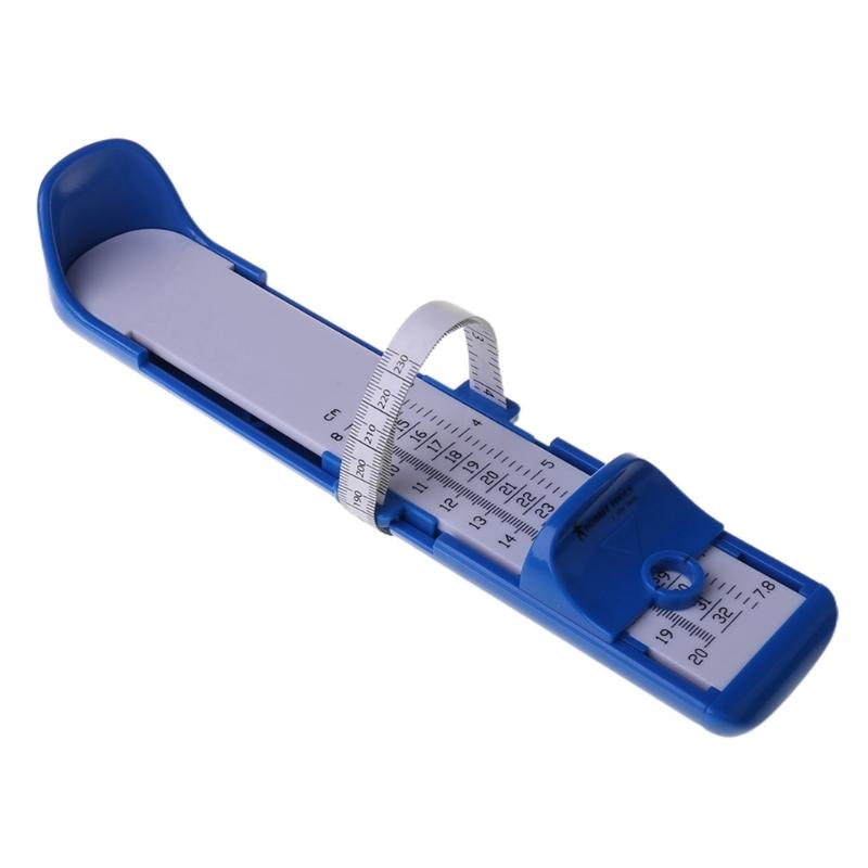 

Safe Plastic Kids Foot Gauge 20CM Length for Measuring Foot Width and Size Home Foot Measuring Device синій