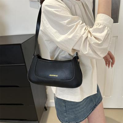 Eenvoudige Effen Kleur Kleine Vierkante Tas Dit Jaar Modieuze Schoudertas Textuur Pu Dames Tas Veelzijdige Messenger Bag