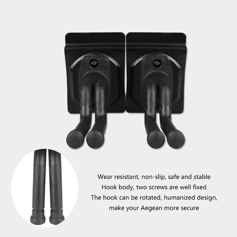 Guitar Wall Mount Hanger Guitar Wall Hangers Hook Wall Hanging Bracket Holder Guitar Stand for Guitar Mandolin Ukulele