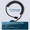 Google Pixel 9 Pro USB Car Charger Fast Charging for Google Pixel 10 Pro XL 9 Pro Fold 8a 8 Pro 7 Pro 6,USB A Car Charger + 3FT Coiled USB C Cable
