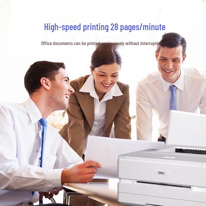 Deli P2500DW Monochrome Laser MFP CN plug (adapter included)