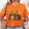 Birthday Queen Women T Shirt Fashion Graphic Print Birthday Party Tops Casual Short Sleeve Tees Female Holiday Outfit Shirts