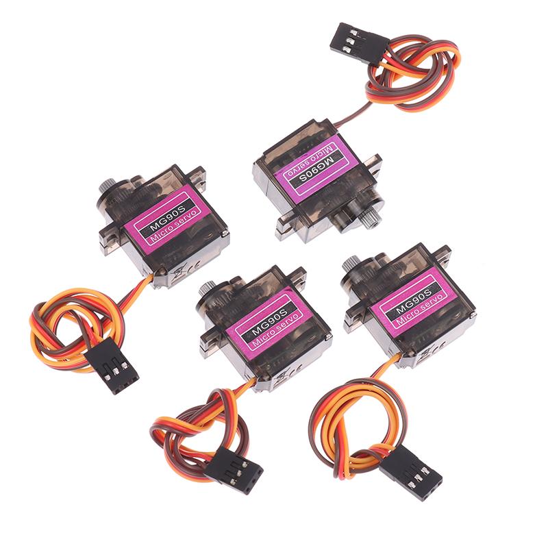 1Pc 180° 360° Micro Metal Gear High Speed Servo For RC Plane Helicopter Boat Car Mini Servos Kids Toy Accessory