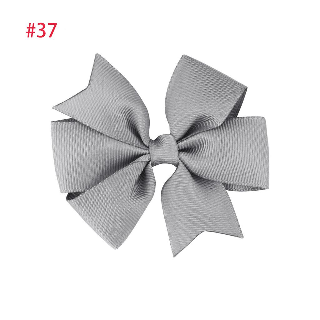 2 szt. 3-calowych kokardek do włosów dla dziewczynek z rypsowej wstążki, akcesoria do włosów dla małych dzieci ze spinką krokodylkową, kokarda dla małych dziewczynek, niemowląt