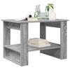 Coffee Table Grey Sonoma 72 x 50 x 50 cm Engineered Wood