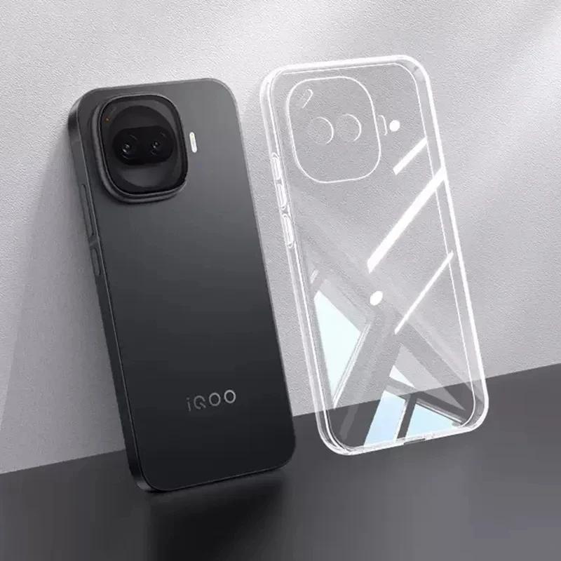 Ultra Thin Transparent Phone Cases For VIVO IQOO Z11 Turbo Z11Turbo 5G V2536A Soft Clear TPU Shockproof Back Cover Housing Capas