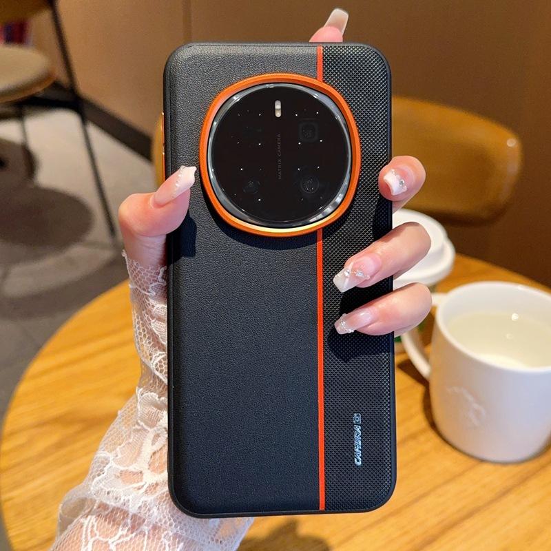 Applicable to Honor Magic7 Pro Golden Armor Sanpin Orange Mobile Phone Case X70 Metal Orange Lens Ring GTPro Protective Case