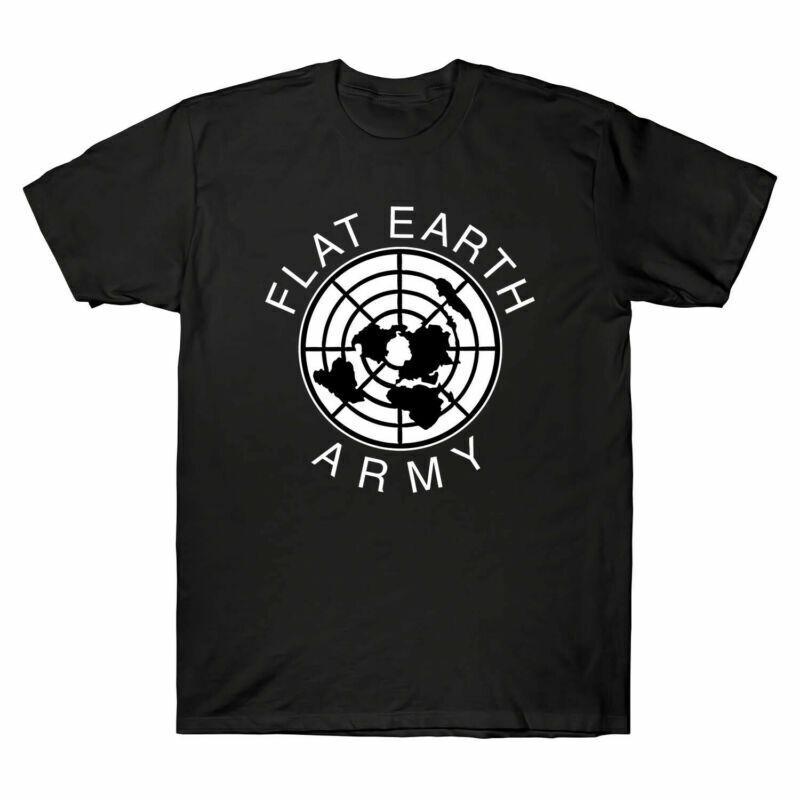 Flat Cult Army Flatearth Moveunisext Theory Tee Tshirt Unisexs Earth Truth Cotton S