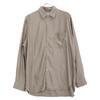ssstein/stein Khaki 25Stainless Steel CUPRO TWILL OVERSIZED LS SHIRT tops S khakiUsed