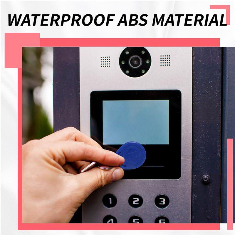 ABUL-50Pcs 125 Khz Proximity ID Card RFID Keyfob Access Control Key For Door Entry Access Control System TK4100