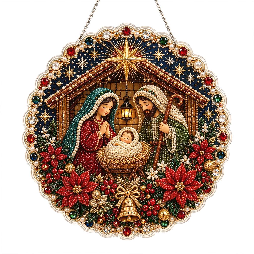 Hanging Ornament DIY Kit with Beads for Home Wall Decor and Gift