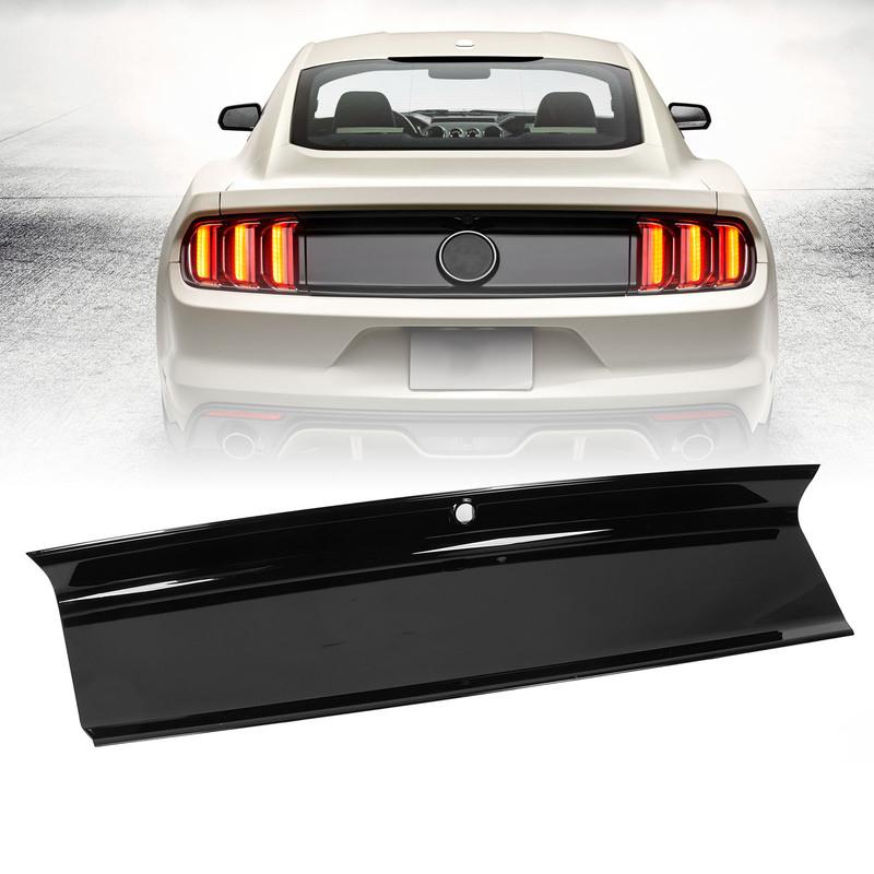 Rear Decklid Panel Trim Rear Trunk Decklid Panel Trim Cover Glossy Black Tailgate Bezel Trunk Lid Cover for  2015 to 2023