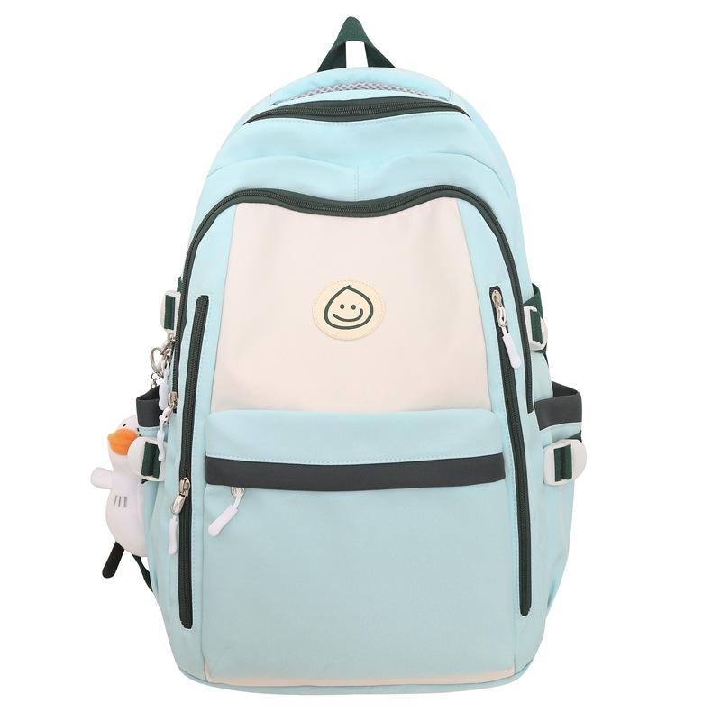 

Рюкзак, простой и вместительный школьный рюкзак для мальчиков и девочек, новый контрастный цвет, повседневный рюкзак для учеников старшей средней школы