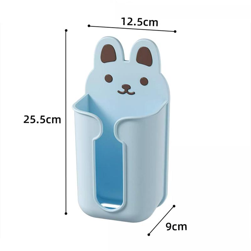 Wall Mounted Tissue Box Aesthetic Cartoon Design Napkin Holder for Bathroom Kitchen Home Decoration