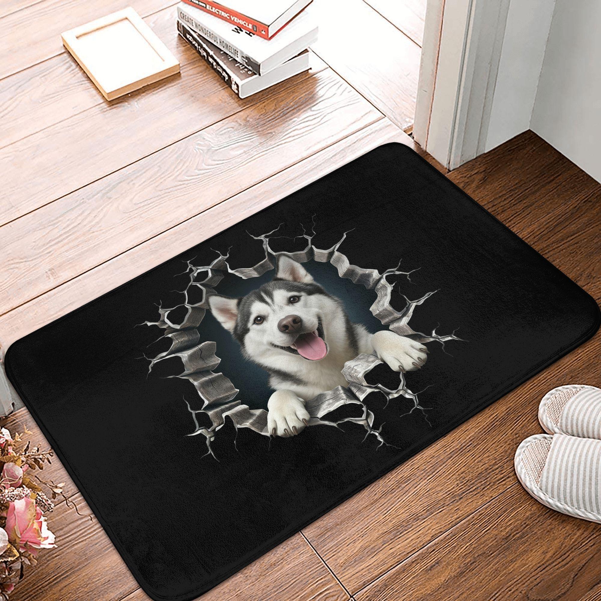 

Cavalier King Charles Spaniel Wall Breaker Design Doormat Non-Slip Bathroom Kitchen Mat Toilet Door Floor Entrance Carpet Rug 40cmx60cm