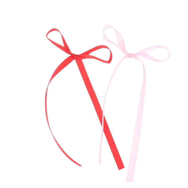 10Pcs Bow Ribbon Cake Decoration Desserts Home Decor Birthday Party Decor Kids Valentine'S Day Evening Events Cake Diy Decor