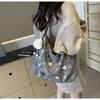 Cute Heart Shaped Tote Bag for Women Large Capacity Soft Faux Leather Shoulder Handbag KTB