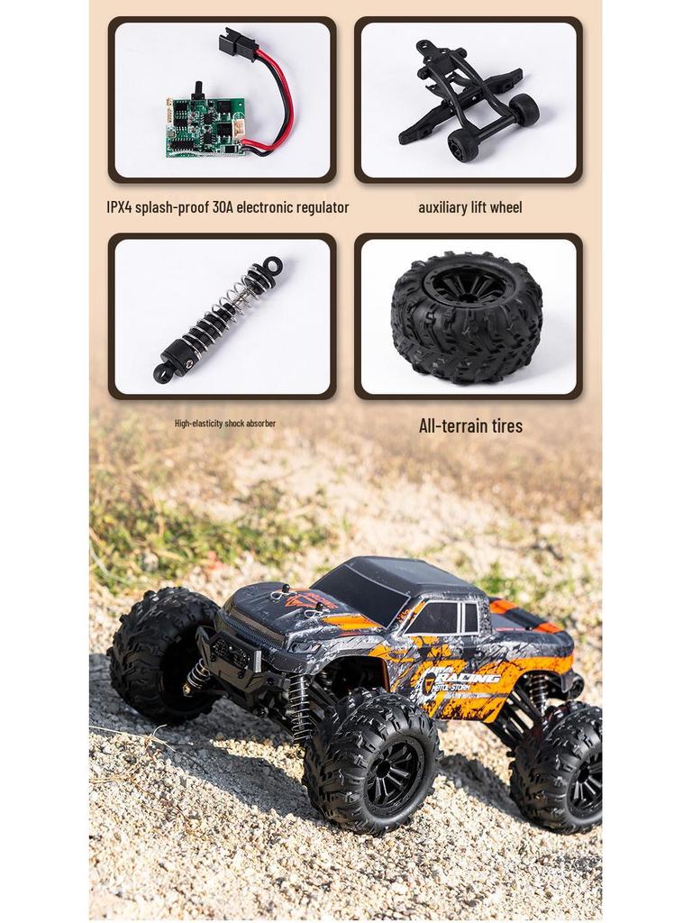 RC High-Speed 4WD Drift Off-Road Climbing Monster Truck Toy