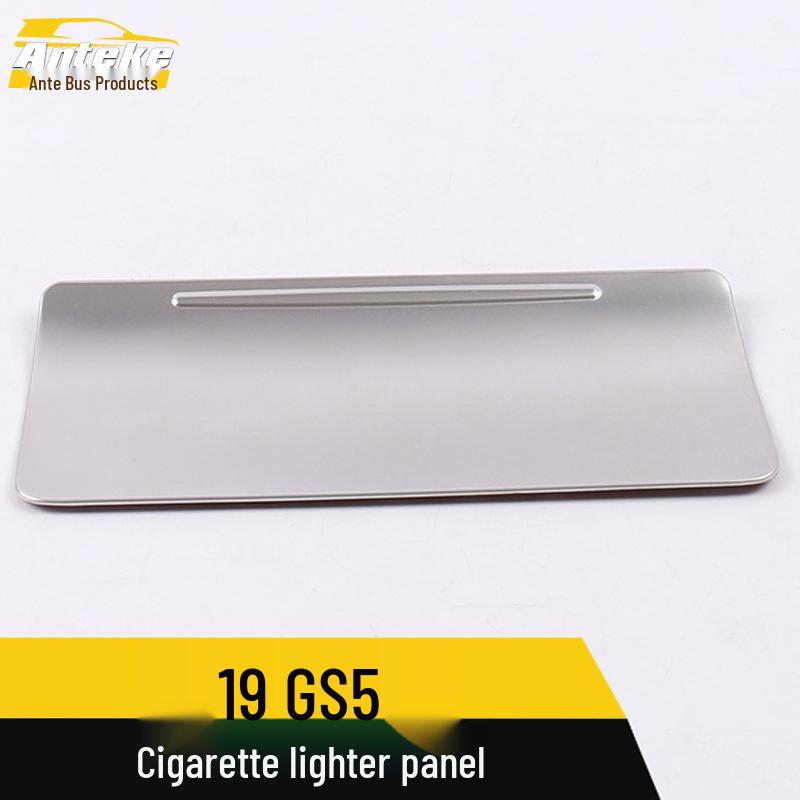 Stainless Steel Ashtray Cover for GS5 Center Console Cigarette Lighter Panel