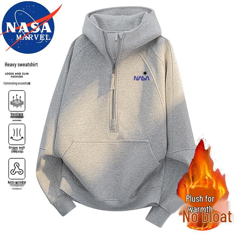 

NASA MARVEL Men s Hooded Pullover Sweatshirt L