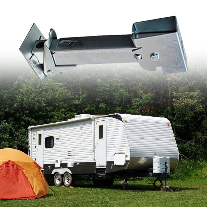 Adjustable Motorhomes Trailer Stabilizer Jacking 12-18 Inch Height Galvanized Steell Support Leg Quick Installation Kit