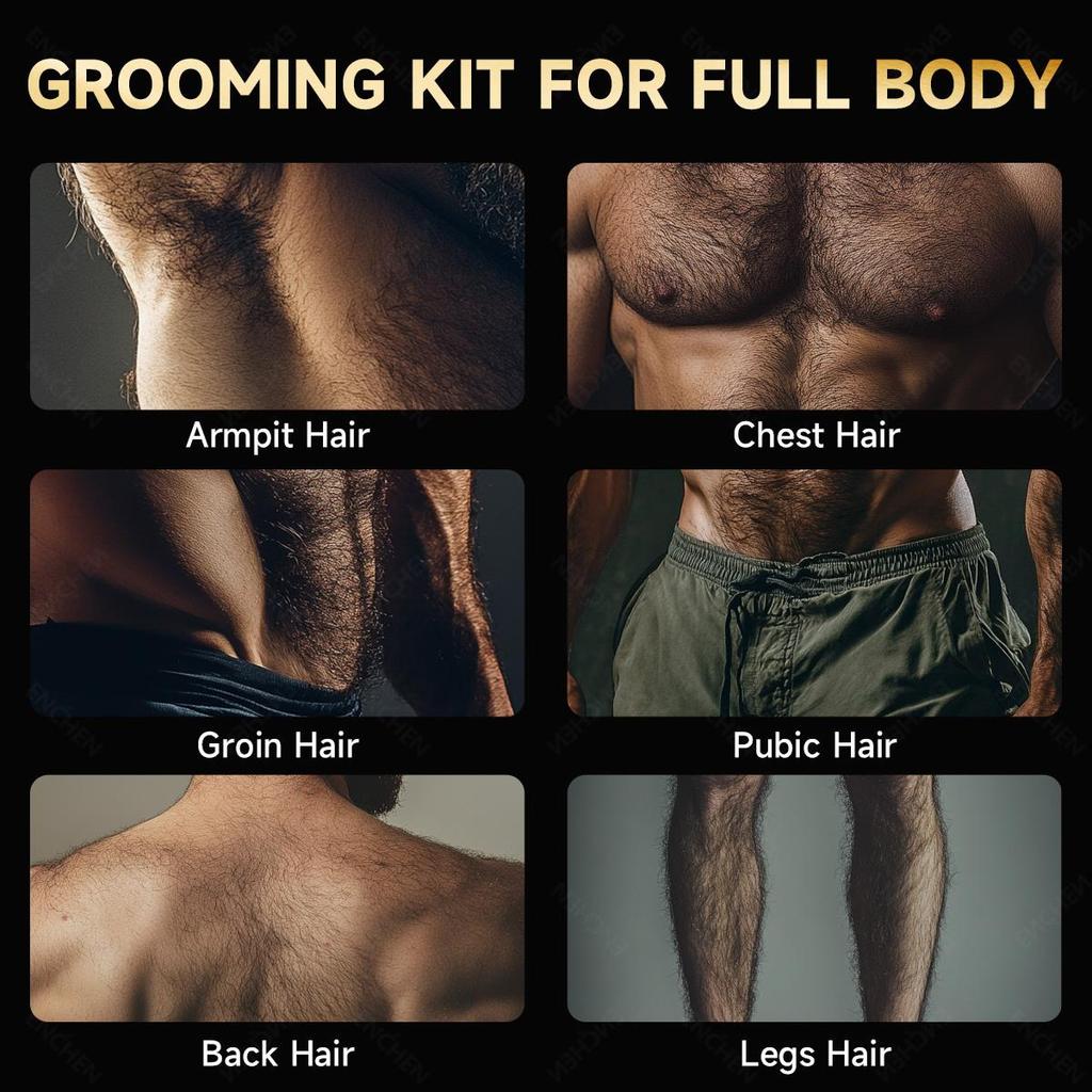 Xiaomi ENCHEN Beardo Multi-Purpose Hair Clipper Body Facial Trimmer Beard Shaver Safety Lock Design Type-C Charging for Men