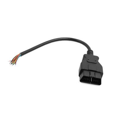 ACROPIX 6Pin To OBD2 16Pin Cable 30cm Universal 16Pin Extension Cable Cord Black