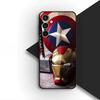 Phone Cover for Samsung Galaxy S25 S24 S23 FE Ultra Plus S7 Edge S25+ S23+ A56 5G Casing Soft Case Captain America Shield Marvel