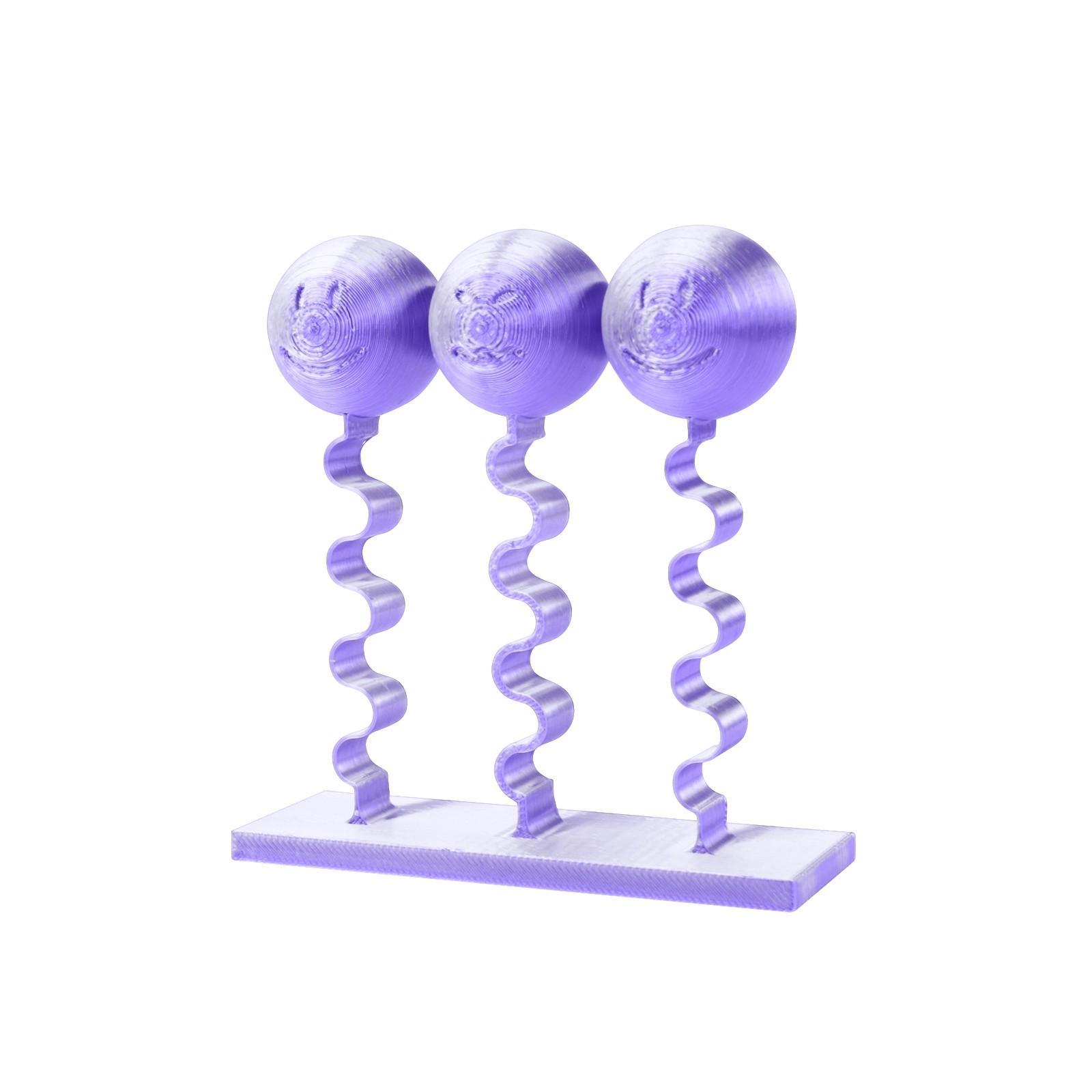 Напечатанный на 3D-принтере трехголовый пружинный декомпрессионный инструмент для маленьких лиц The Head Bangers One Size 809₽