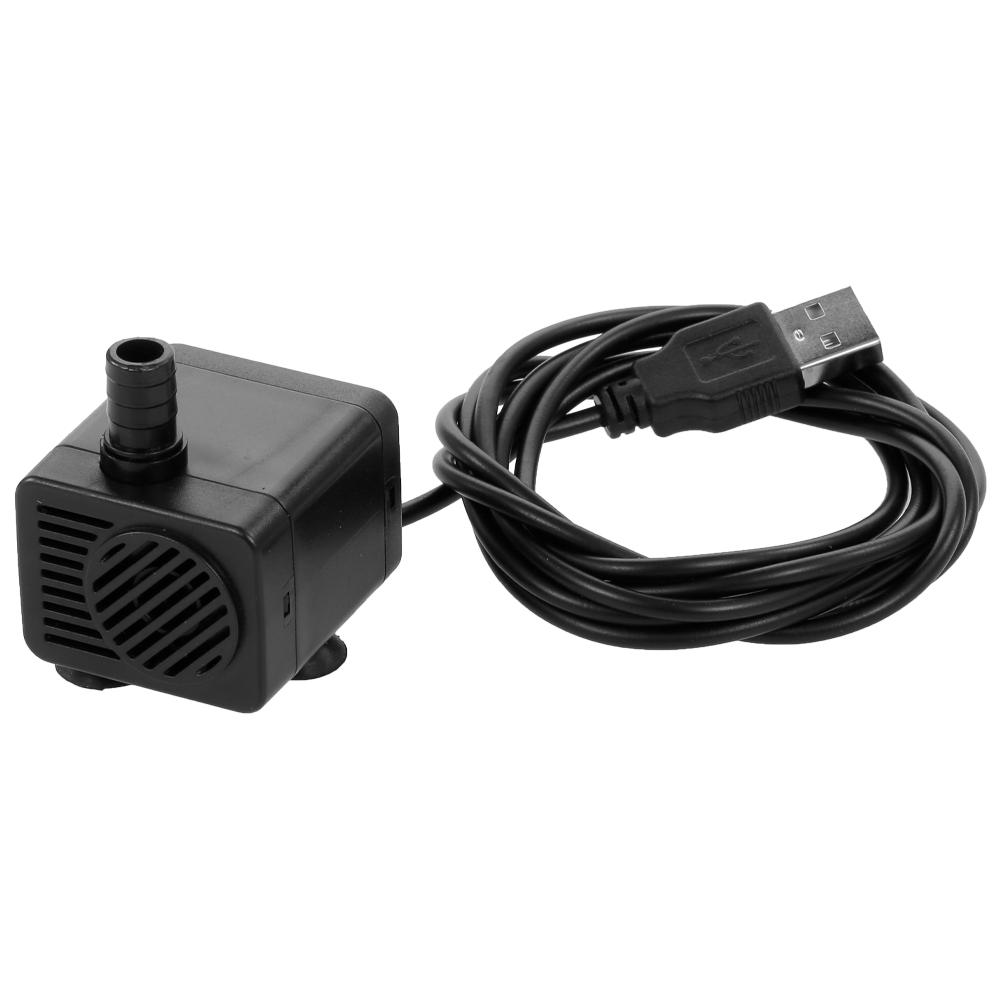 5V Ultra-quiet Mini Brushless USB Water Pump with Power Cord Waterproof for Submersible Fountain