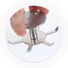 360 Degree Rotation Utensil Hanging Rack Stainless Steel Coat Hangers Sundries Hooks  Bathroom