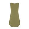Vestito estivo casual da donna con tasche, abito da spiaggia boho estivo, abiti da festa per donna, abito con t-shirt, scollo a U, abiti larghi e canottiera