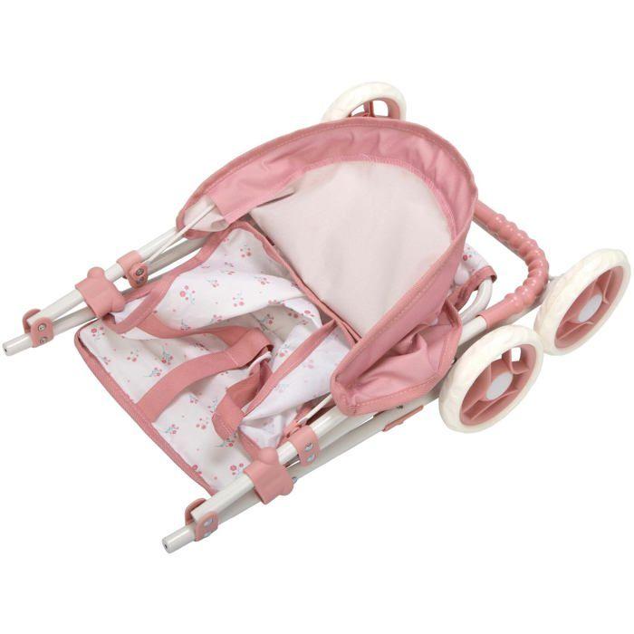 Poussette citadine pour enfants - Arias - Pliable - Capote incluse - Hauteur du guidon 55,5 cm