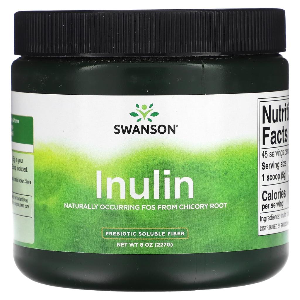 Inulin, Prebiotisk Løselig Fiber, 227G (8 oz)